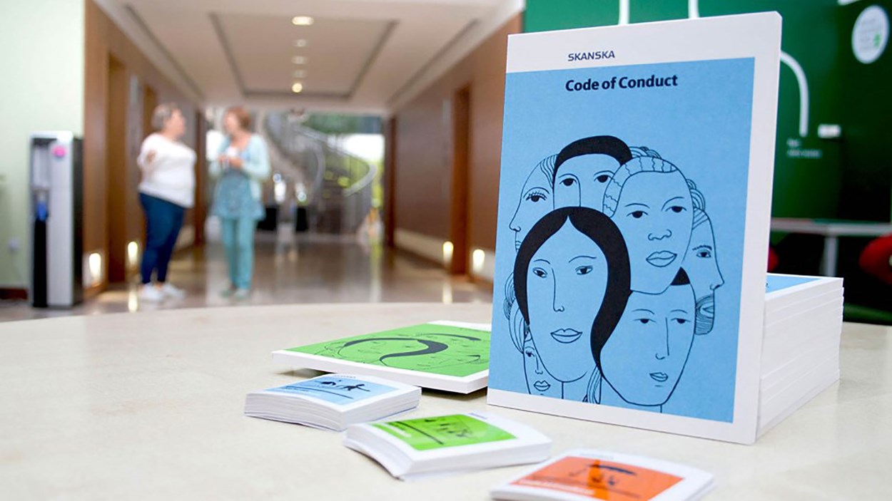 our-code-of-conduct-brochure-in-maple-cross-head-office