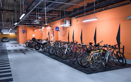 bicycle racks