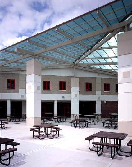 Colonial High School Courtyard