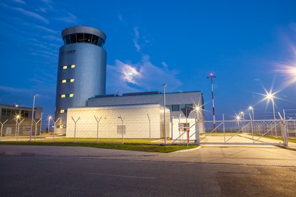 Air traffic control tower in Jasionka