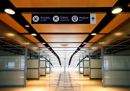 Passenger terminal in Rzeszow-Jasionka Airport