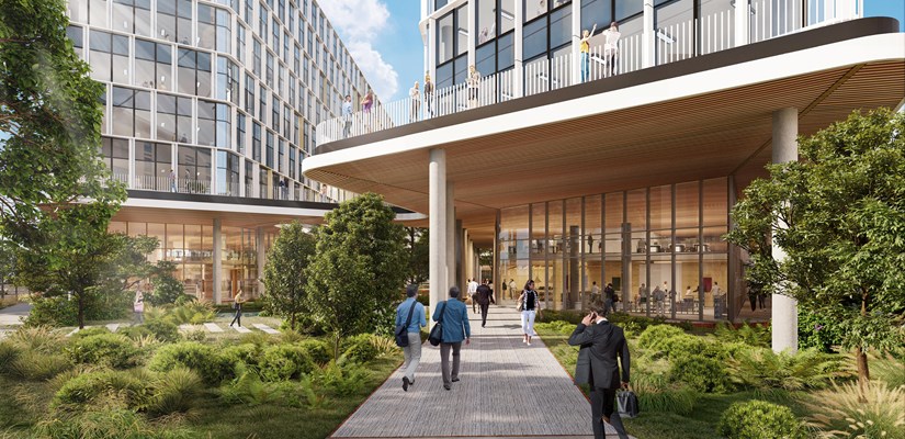 Garden of H2Offices complex Garden of H2Offices complex