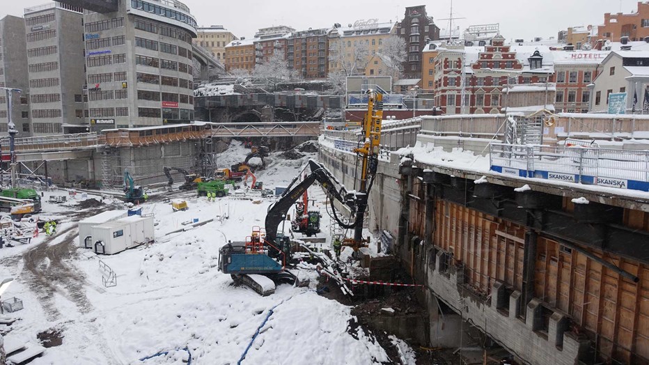 Södermalm during the winter. Södermalm during the winter.