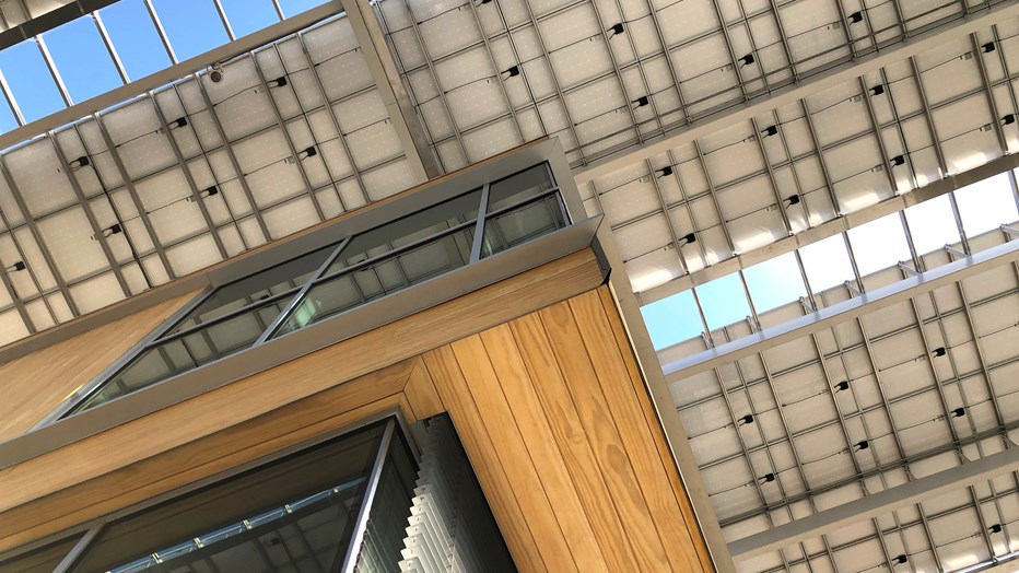 Solar array at the Georgia Institute of Technology, Kendeda Building Solar array at the Georgia Institute of Technology, Kendeda Building