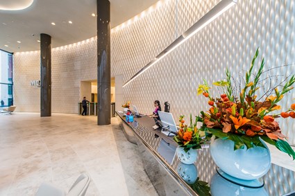 Reception area in One and Two New Ludgate