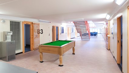 Prisoner facilities in HMP Thameside are modern and functional