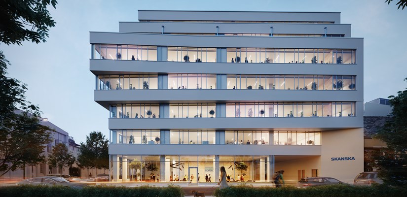 Nordic Light Trio Exterior by Night Nordic Light Trio Exterior by Night