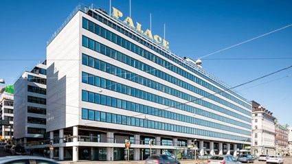Facade of the office building