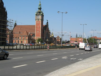 Podwale Grodzkie - Waly Jagiellonskie in Gdansk
